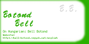 botond bell business card